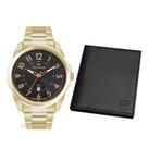 Kit Technos Masculino Militar Dourado - 2115tve-k1p 2115tve-k1p
