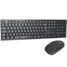 Kit Teclado 2.4 GHz Abnt2 + Mouse Sem Fio Wireless Usb Plug and Play Exbom BK-S370 Preto