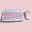 Kit Teclado Com Mouse Bluetooth Sem Fio Coloridos Wireless
