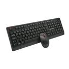 Kit Teclado Com Mouse Sem Fio K-W70BK Preto C3Tech