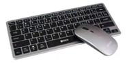 Kit Teclado e Mouse Bluethooth Preto Wireless Hs-525k