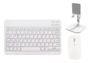 Kit Teclado e Mouse Bluetooth com Suporte para Galaxy Tab S6 Lite