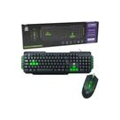 Kit Teclado E Mouse C/ Fio Mouse Pad Gamer Combo 5+ Start 2.0