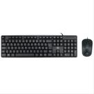 Kit Teclado e Mouse com Fio Brazil PC BPC-8236/129 - USB - ABNT2 - 1000 DPI - Cabo 1.2m - Preto Kit Teclado e Mouse com Fio Brazil PC BPC-8236/129 - USB - ABNT2 - 1000 DPI - Cabo 1.2m - Preto