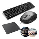 Kit Teclado E Mouse Com Fio E Mousepad Multilaser Original