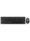 Kit Teclado E Mouse Com Fio Usb Cabo De 120cm 1200dpi Teclas Chocolate - Tc309