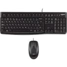 Kit Teclado e Mouse Com Fio USB Logitech MK120 Preto Kit Teclado e Mouse Com Fio USB Logitech MK120 Preto