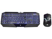 Kit Teclado e Mouse Gamer HP GK1100