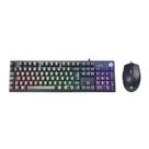 Kit Teclado e Mouse Gamer HP USB KM300 Preto