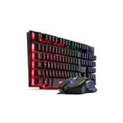 Kit teclado e mouse gamer led rgb usb hk8600 xtrad Kit teclado e mouse gamer led rgb usb hk8600 xtrad