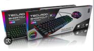Kit Teclado E Mouse Gamer Semi Mecânico Com Led Rgb Usb 3.0