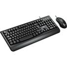 Kit Teclado e Mouse Lecoo CM105 USB Preto