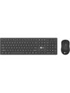 Kit Teclado e Mouse Lecoo KW201 Sem Fio Preto