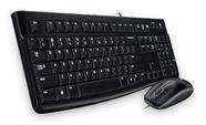Kit Teclado e Mouse Logitech Desktop MK120 - ABNT2 - Preto - 920-004429