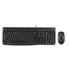 Kit Teclado e Mouse Logitech Mk120 Português Brasil Preto