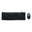 Kit Teclado e Mouse Logitech MK200 Cinza USB - 920-002718