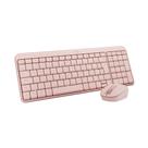 Kit Teclado e Mouse Logitech MK250 Rosa Bluetooth 920-013518 Cor:Rosa Kit Teclado e Mouse Logitech MK250 Rosa Bluetooth 920-013518 Cor:Rosa