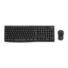 Kit Teclado e Mouse Logitech MK270 USB Wireless Preto, 920-004433