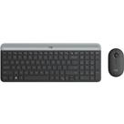 Kit Teclado E Mouse Logitech Mk470 Slim Sem Fio Usb Grafite 920-009268