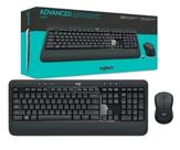 Kit Teclado e Mouse Logitech MK540 Advanced Sem Fio Multimídia Tecnologia Unifying Cinza ABNT2