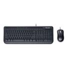 Kit Teclado E Mouse Microsoft APB-00005 Wired Desktop 600 Preto