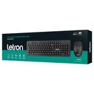 Kit Teclado E Mouse Office Tech Sem Fio Optico Membrana Preto Letron Kit Teclado E Mouse Office Tech Sem Fio Optico Membrana Preto Letron