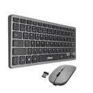 Kit Teclado e Mouse Recarregável Bluetooth + Conexão 2.4 Ghz Para Celular Tablet e PC Kit Teclado e Mouse Recarregável Bluetooth + Conexão 2.4 Ghz Para Celular Tablet e PC