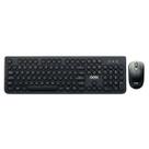 Kit Teclado e Mouse sem Fio 1600 DPI Teclas Redondas Preto OEX POP + TM410