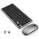 Kit Teclado E Mouse Sem Fio Bluetooth + Bateria Recarregavel