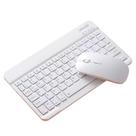 Kit Teclado e Mouse Sem fio Bluetooth Multi-device Branco K-06