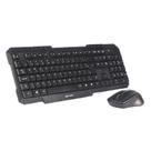 Kit Teclado e Mouse sem Fio C3 Tech - ABNT2 - 1000dpi - Teclas Multimídia - K-W10BK