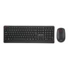Kit Teclado e Mouse sem Fio C3Tech K-W70BK - ABNT2 - 1600dpi - Receptor USB - Preto