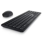 Kit Teclado e Mouse sem fio Dell Pro KM5221W Preto