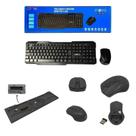Kit teclado e mouse sem fio inova kv-8389