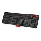Kit Teclado e Mouse sem fio K-W100BK - Preto - C3tech