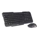 Kit Teclado e Mouse Sem Fio K-W10BK - C3Tech