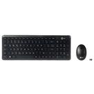 Kit Teclado E Mouse Sem Fio KW204 Lecoo, ABNT2, Bluetooth 2.4 GHz, Mouse 1.200 DPI, Ergonomico, Nano USB Até 10m - Preto