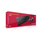 Kit Teclado e Mouse Sem Fio KW60BK C3Tech