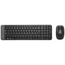 Kit Teclado e Mouse Sem Fio Logitech MK220 Compacto Wireless 2.4GHz Para PC Notebook Pilhas Inclusas