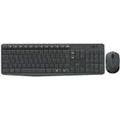 Kit Teclado E Mouse Sem Fio Logitech Mk235 Português Brasil Preto Kit Teclado E Mouse Sem Fio Logitech Mk235 Português Brasil Preto