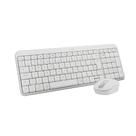 Kit Teclado e Mouse Sem Fio Logitech MK250 Compacto, Mouse Ambidestro, Bluetooth, ABNT2, Compatível PC e Mac, Branco - 920-013517