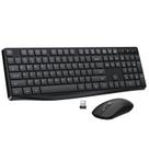 Kit Teclado e Mouse Sem Fio Lovaky - Tamanho Grande - Preto