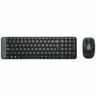 Kit Teclado e Mouse Sem Fio MK220 Preto USB Logitech