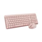 Kit Teclado E Mouse Sem Fio Mk250 Rosa Logitech Kit Teclado E Mouse Sem Fio Mk250 Rosa Logitech