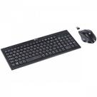 Kit Teclado e Mouse Sem Fio Para Escritório Vinik Preto