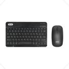 Kit Teclado E Mouse Sem Fio Português Wireless Notebook Pc KP-TE127 - Preto