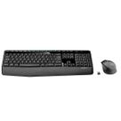 Kit Teclado e Mouse sem Fio Preto MK345 Logitech