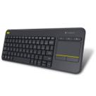 Kit Teclado e Mouse sem Fio Touch Pad Integrado