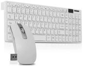 Kit Teclado E Mouse Sem Fio Wireless Para Computador Pc Notebook Português Teclado Abnt 2 Com Ç
