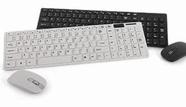 Kit Teclado E Mouse Wireless Sem Fio Ultra Slim 2.4 G